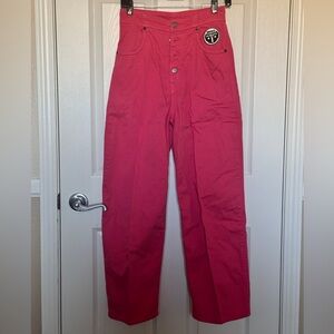 MM6 Maison Margiela Pink Denim Pants